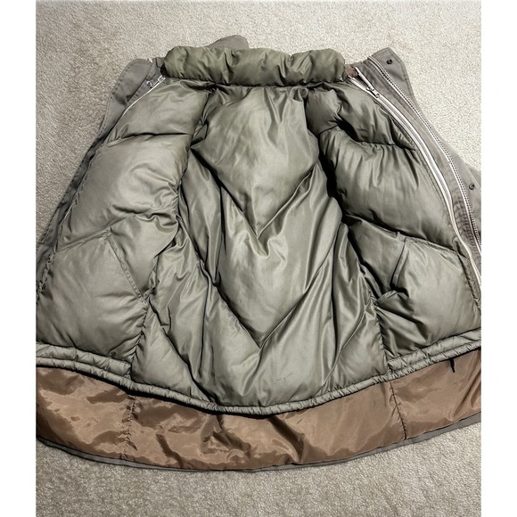 Pacific Trail Sports Beige Vintage 2-1‎ Parka Jacket Down Small Removable Liner - Picture 4 of 6